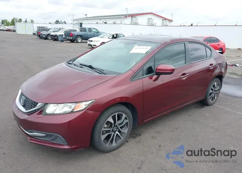 2014 Honda Civic Sedan Ex z USA, uszkodzony, nr VIN 19XFB2F83EE205453